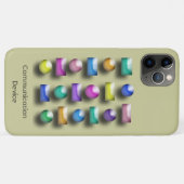 Coques Case-Mate iPhone Boîtier téléphonique - Trois boutons dimensionnels (Dos (Horizontal))