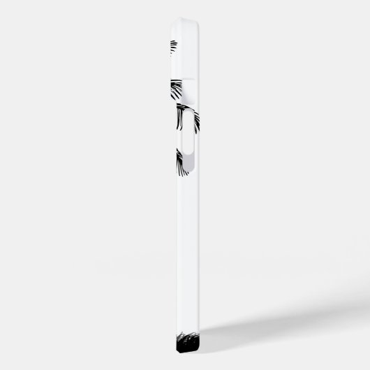 Coques Case-Mate iPhone Boîtier téléphonique Tropical Noir Et Blanc (Verso / Gauche)