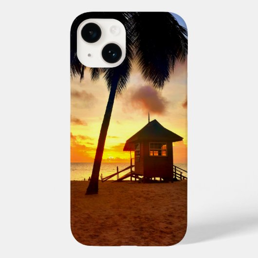 Coques Case-Mate iPhone Boîtier téléphonique Tropical Sunset Beach (Verso)