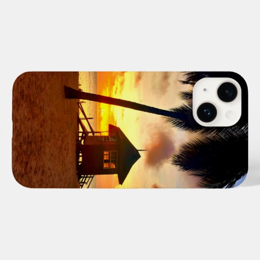 Coques Case-Mate iPhone Boîtier téléphonique Tropical Sunset Beach (Verso (horizontal))