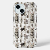 Coques Case-Mate iPhone Boîtier téléphonique Whimsical Cat iPhone 15 (Verso)