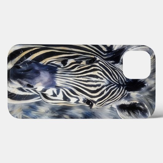 Coques Case-Mate iPhone Boîtier téléphonique Zebra Face Art (Verso (horizontal))
