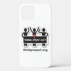 Case-Mate iPhone Case Boîtier Think+Pray+Act pour iPhone 12