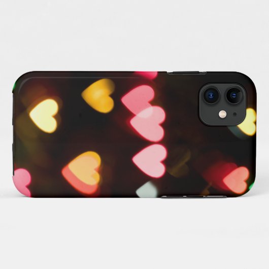 Coques Case-Mate iPhone Bokeh Hearts (Dos (Horizontal))