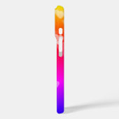 Coques Case-Mate iPhone Bokeh Hearts Sur Neon Gradient Rainbow (Verso / Gauche)