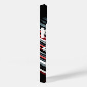 Coques Case-Mate iPhone Bold 3D Geometric Maze Phone Case - Red, Black  (Verso / Droite)