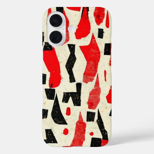 Coques Case-Mate iPhone Bold et Edgy : Un Motif Abstrait dynamique (Verso)