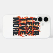 Coques Case-Mate iPhone Bold Fiery Motivational Typography (Verso (horizontal))