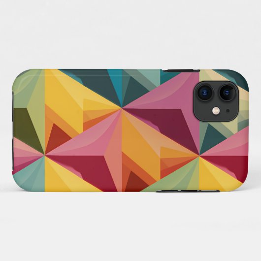 Coques Case-Mate iPhone Bold Geometric Triangle Pattern IPhone Case (Dos (Horizontal))