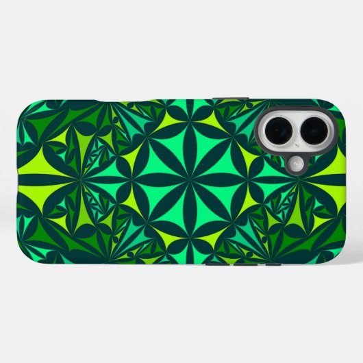 Coques Case-Mate iPhone Bold Gren Kaleidoscope (Verso (horizontal))