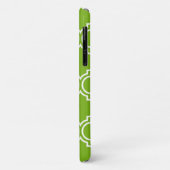 Coques Case-Mate iPhone Bold Lime Marocain Lattice Nom de la marine Modèle (Dos/Gauche)