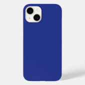 Coques Case-Mate iPhone Bold Minimal Wedding Invite in Deep Blue (Verso)
