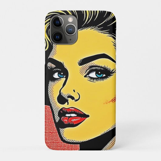 Coques Case-Mate iPhone Bold Pop Art Woman Defined (Dos)