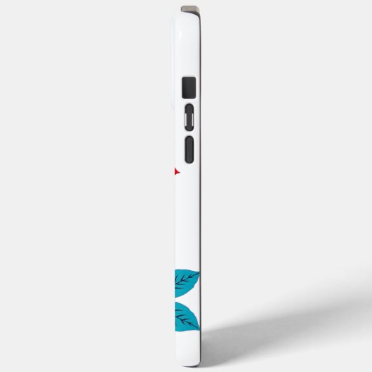 Coques Case-Mate iPhone Bold Red Blossom Flo (Verso / Gauche)