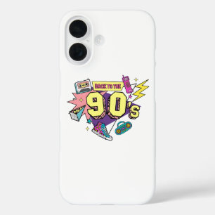 Coques iPhone 16 Bold Retro Retour à l'art des années 90