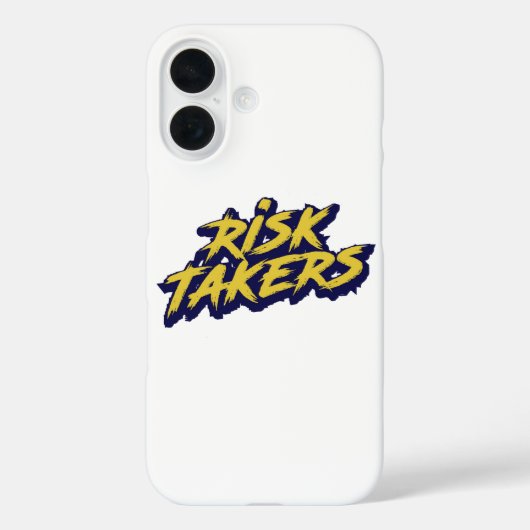 Coques Case-Mate iPhone Bold "Risk Takers" Motivational (Verso)