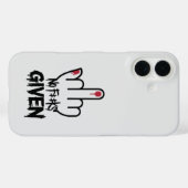 Coques Case-Mate iPhone Bold Statement Art - Middle Finger Design (Verso (horizontal))