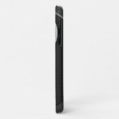 Coques Case-Mate iPhone Bold Yin Yang en fibre de carbone style d'impressi (Dos/Gauche)