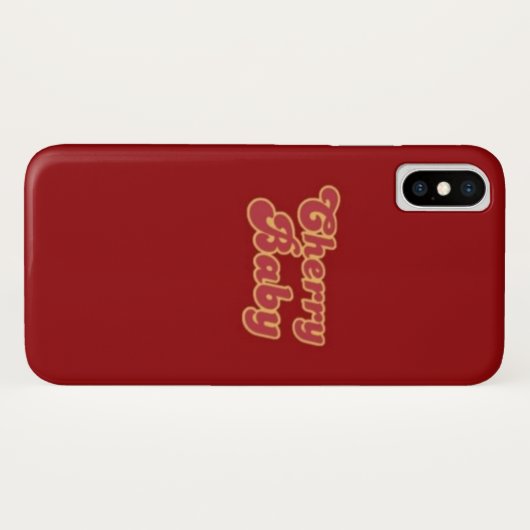Coques Case-Mate iPhone Bombe cerise (Dos (Horizontal))