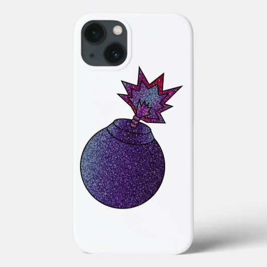 Coques Case-Mate iPhone Bombe Galaxie Pailletée (Verso)