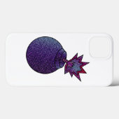 Coques Case-Mate iPhone Bombe Galaxie Pailletée (Verso (horizontal))