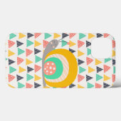Coques Case-Mate iPhone Bon escargot sur les triangles (Verso (horizontal))