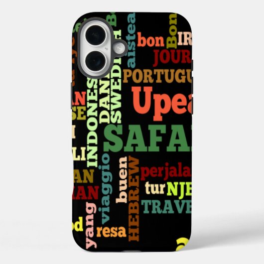 Coques Case-Mate iPhone Bon Italian Irish Safari Hapanese Voyage (Verso)