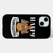 Coques Case-Mate iPhone BON THANKSGIVING action de grâce drôle (Verso (horizontal))
