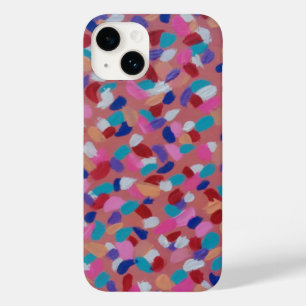 Coque Pour iPhone 14 Bonbon en coton rose