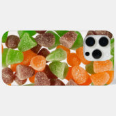 Coques Case-Mate iPhone Bonbons de gomme rouge vert orange saupoudrés de s (Verso (horizontal))