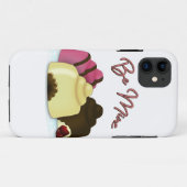 Coques Case-Mate iPhone Bonbons de la Saint-Valentin "Soyez à moi" (Dos (Horizontal))