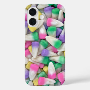 Coques iPhone 16 Bonbons pastel en forme de maïs