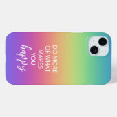 Coques Case-Mate iPhone Bonheur arc-en-ciel (Verso (horizontal))