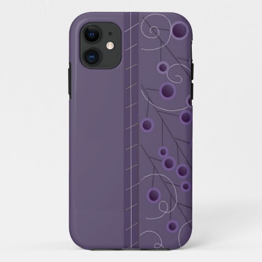 Coques Case-Mate iPhone Bonheur Floral Violet (Dos)