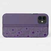 Coques Case-Mate iPhone Bonheur Floral Violet (Dos (Horizontal))