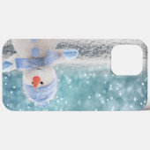 Coques Case-Mate iPhone Bonhomme de neige (Verso (horizontal))