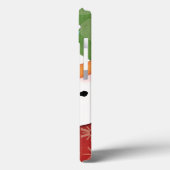 Coques Case-Mate iPhone Bonhomme de neige de Noël avec l'oiseau (Verso / Gauche)