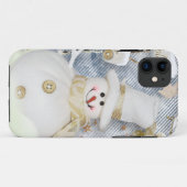 Coques Case-Mate iPhone Bonhomme de neige froid d'hiver (Dos (Horizontal))