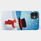 Coques Case-Mate iPhone Bonhomme de neige mignon (Dos (Horizontal))