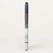 Coques Case-Mate iPhone Bonhomme de neige pour Noël (Dos/Droite)