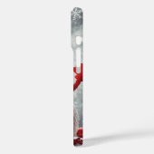 Coques Case-Mate iPhone Bonhomme de neige tricoté cosy Écharpe rouge Floco (Verso / Gauche)