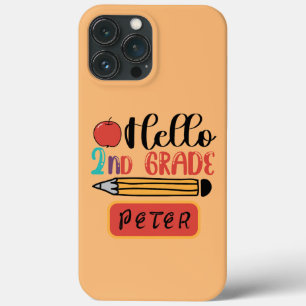 Case-Mate iPhone Case Bonjour 2e année personnalisée Retour à l'école Am