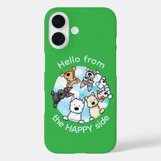 Coques Case-Mate iPhone Bonjour Du Côté Heureux (Verso)