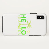 Coques Case-Mate iPhone Bonjour été (Dos (Horizontal))