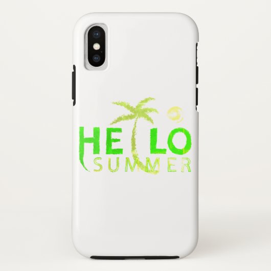 Coques Case-Mate iPhone Bonjour été (Dos)
