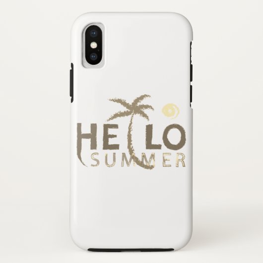 Coques Case-Mate iPhone Bonjour été (Dos)