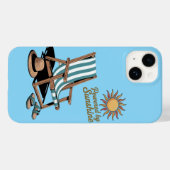 Coques Case-Mate iPhone Bonjour été (Verso (horizontal))