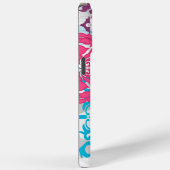 Coques Case-Mate iPhone Bonjour Grey et Blue Linen Motif iPhone 6 Plus (Verso / Droite)