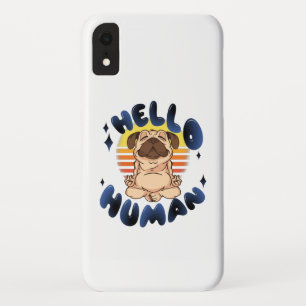 Case-Mate iPhone Case Bonjour humain Chien de yoga méditant