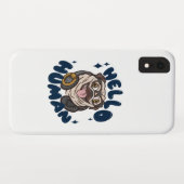 Coques Case-Mate iPhone Bonjour humain Chien mignon (Dos (Horizontal))